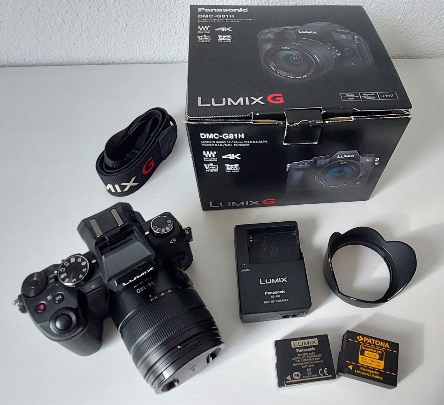 Panasonic Fotocamera: Lumix DMC-G81H - 14-140 O.I.S + USB Loader – Usato da Emmenbrücke venduto da Eh_801