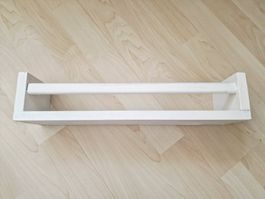 Kleines Wandregal Shabby Chic Weiss 40cm x 8.5cmx10cm