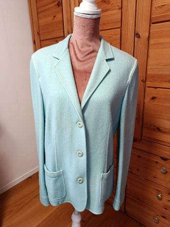 Türkis Kate Blazer von LANIFICIO COLOMBO