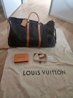 LOUIS VUITTON – Reisetasche Keepall 55 mit Schulterriemen