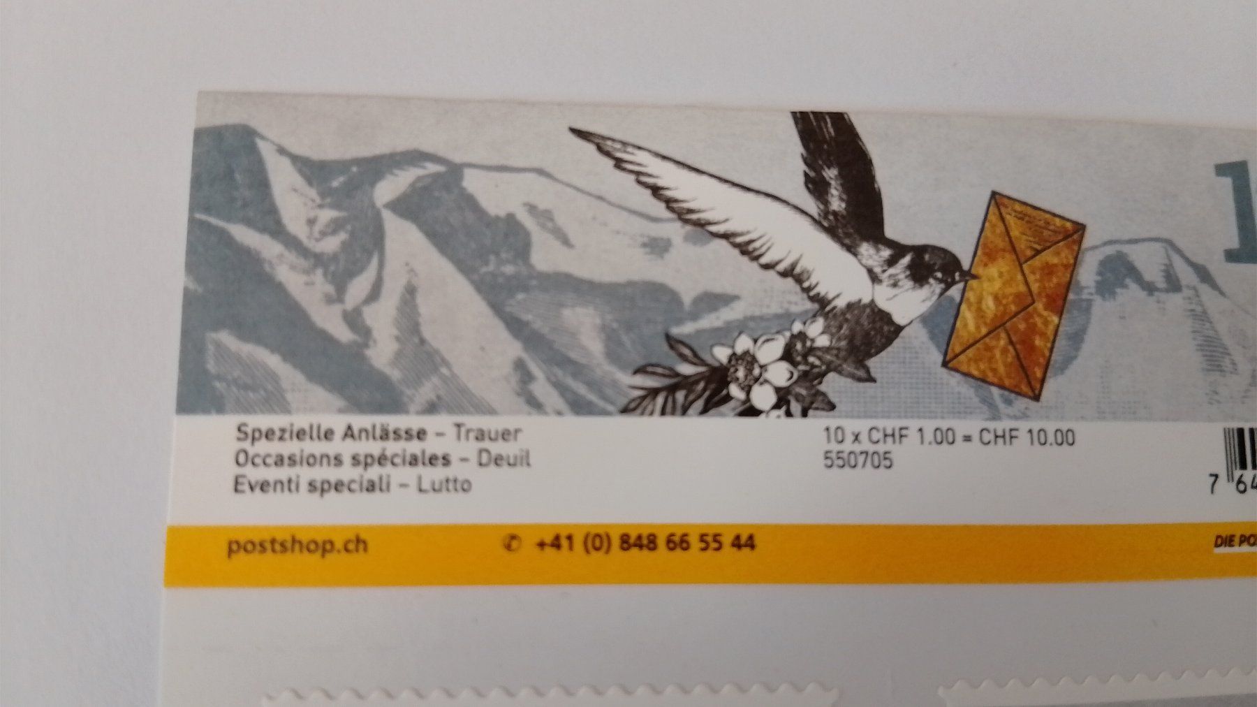 Tutti i francobolli: bogen "spezielle anlässe - trauer" 2020 ** – Nuovo (secondo la descrizione) da Zürich venduto da var_gmw9 1