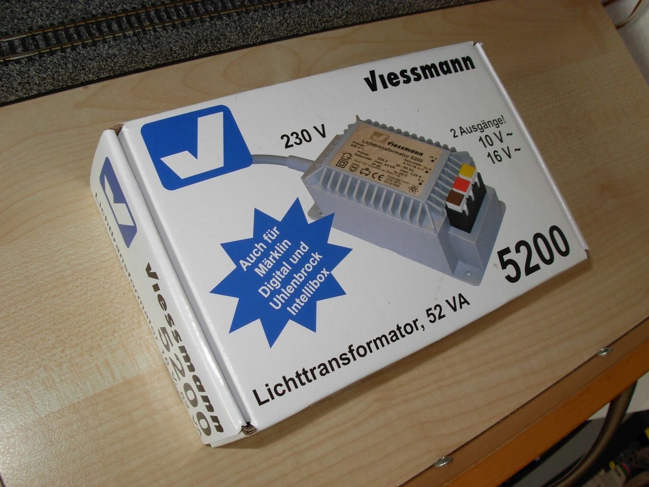 Viessmann Modelleisenbahnen: N: Lichttrafo von Vissmann – Neu (gemäss Beschreibung) aus Oberrieden von Hobbyschiff
