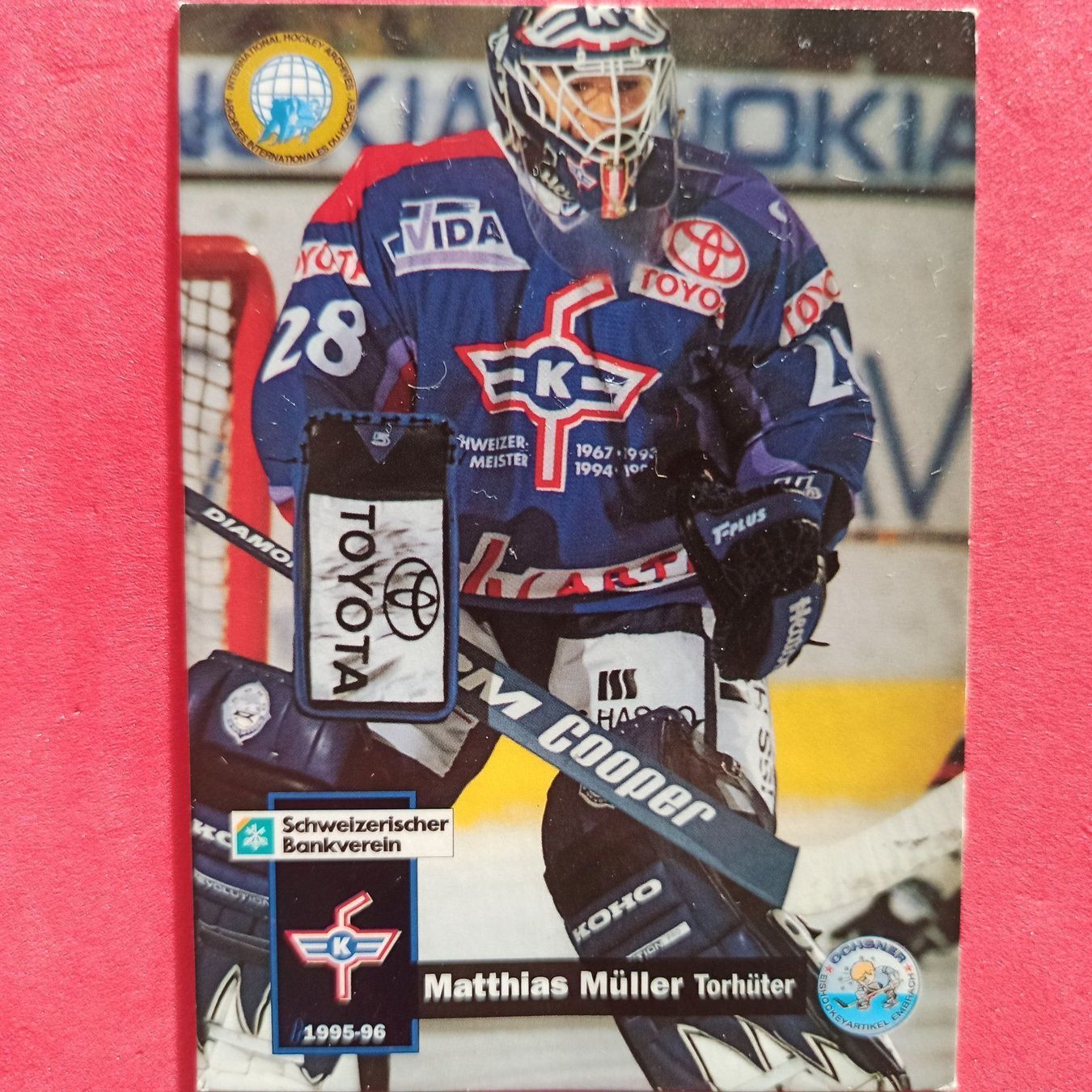 Carte collezionabili: Matthias Müller - EHC KLOTEN - 1995/96 – Usato da Dübendorf venduto da kb86_MOVIE