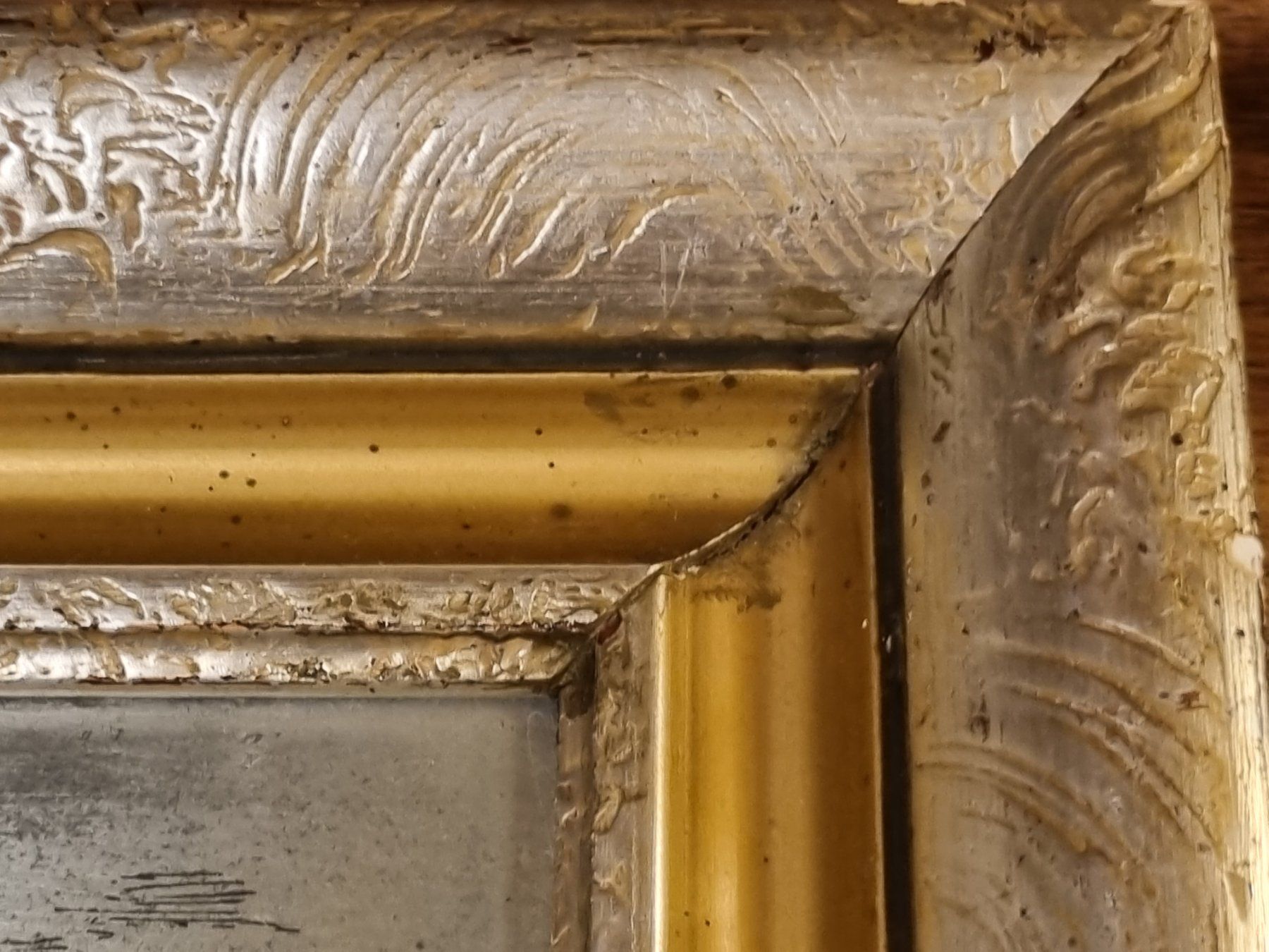 Foto & Immagini: Antikes Metallbild Prag im Goldrahmen – Usato da Scharnachtal venduto da devin03 9