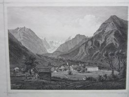 LINTHTAL  STAHLSTICH BLATTGRÖSSE CA. 34X25CM ZUSTAND GUT