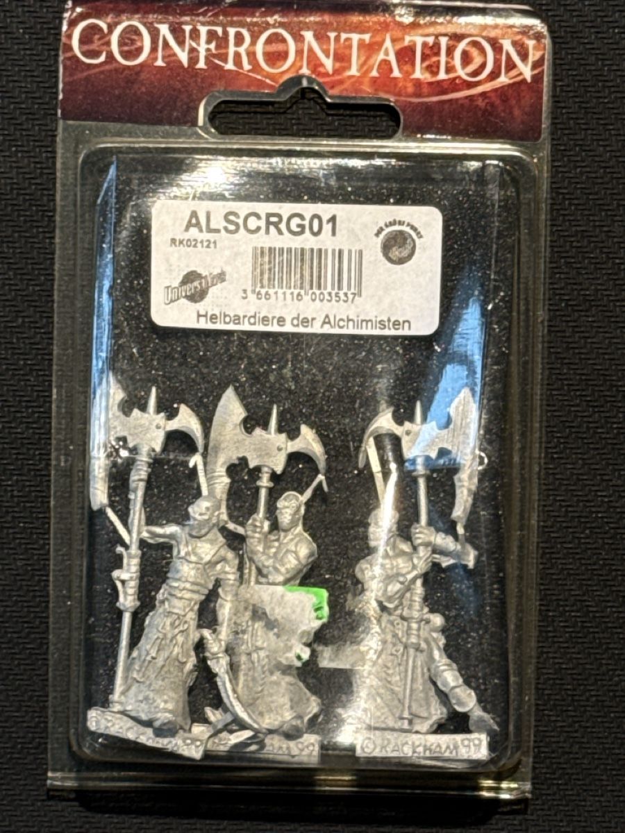 Statuette: Confrontation Rackham: Hellebardiere der Alchimisten – Usato da Bischofszell venduto da Ascorb