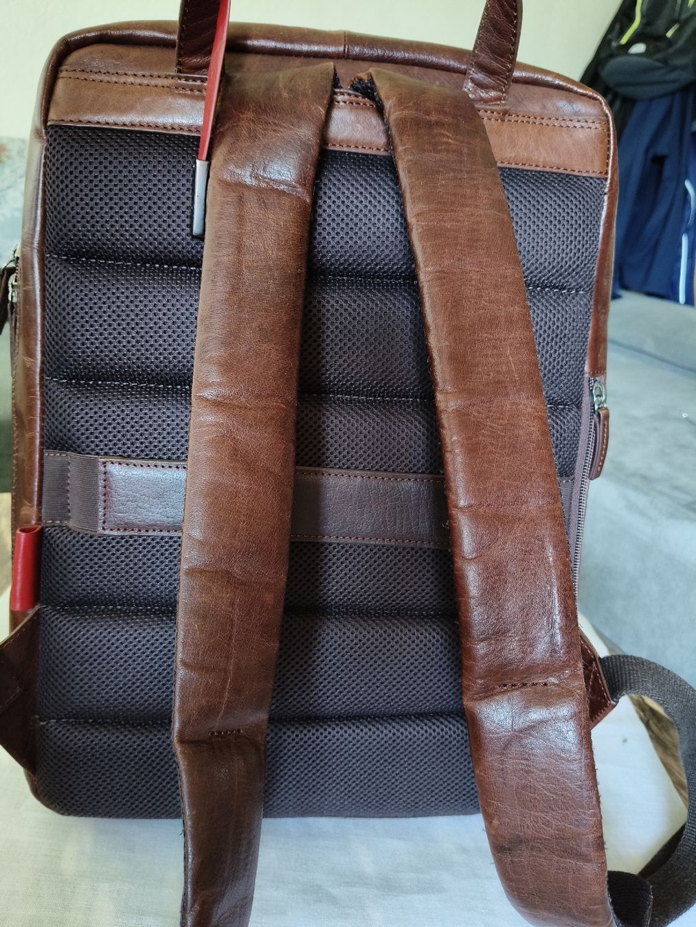 Rucksäcke: Lloyd Backpack Brown Leather Used – Gebraucht aus Zürich von sha_vw65 3
