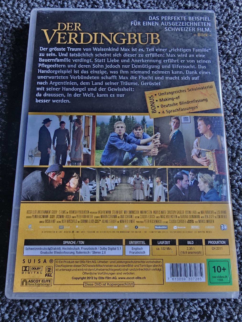 Tutti i DVDs: DVD Der Verdingbub (23359) – Usato da Ruswil venduto da jan_bxl5 1