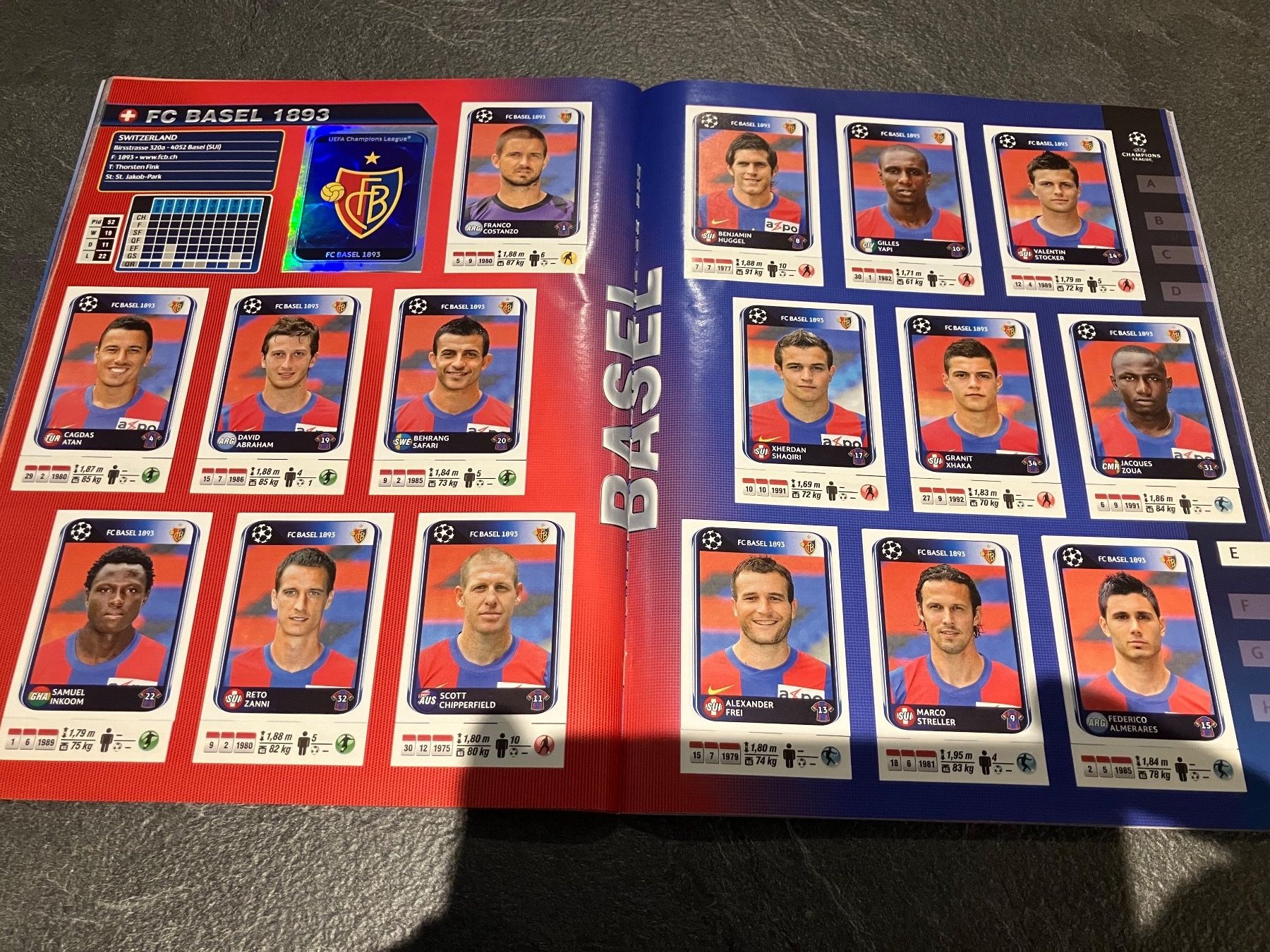 Panini Alben: Panini Champions League 2010-2011 – Gebraucht aus Daillon von Camus82 1
