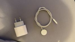 Original Apple Watch USB-C 1 m mit Stecker 20 W