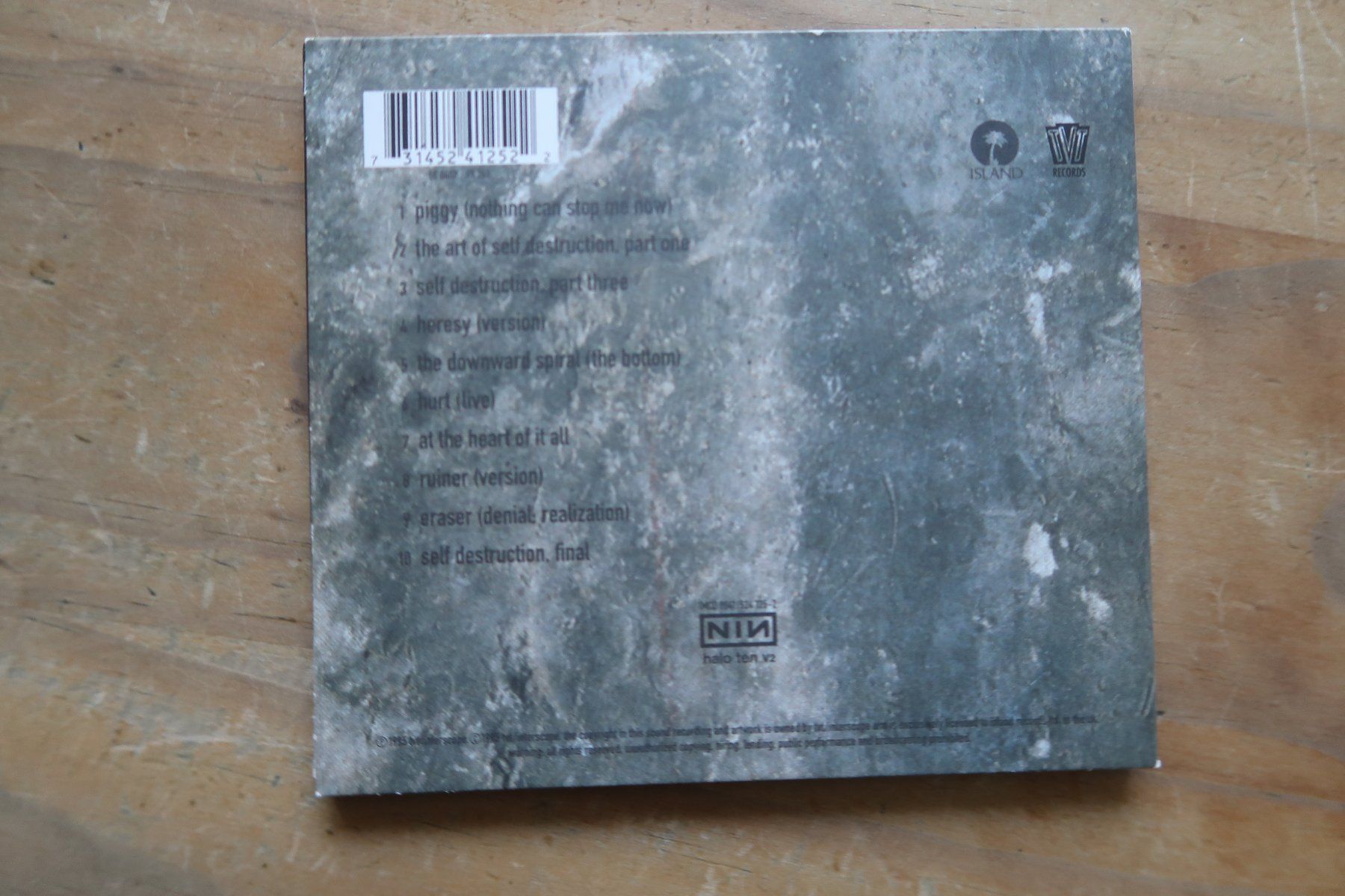 CD: NINE INCH NAILS - FURTHER DOWN THE SPIRAL  - CD – Usato da Basel venduto da Patiscat 1