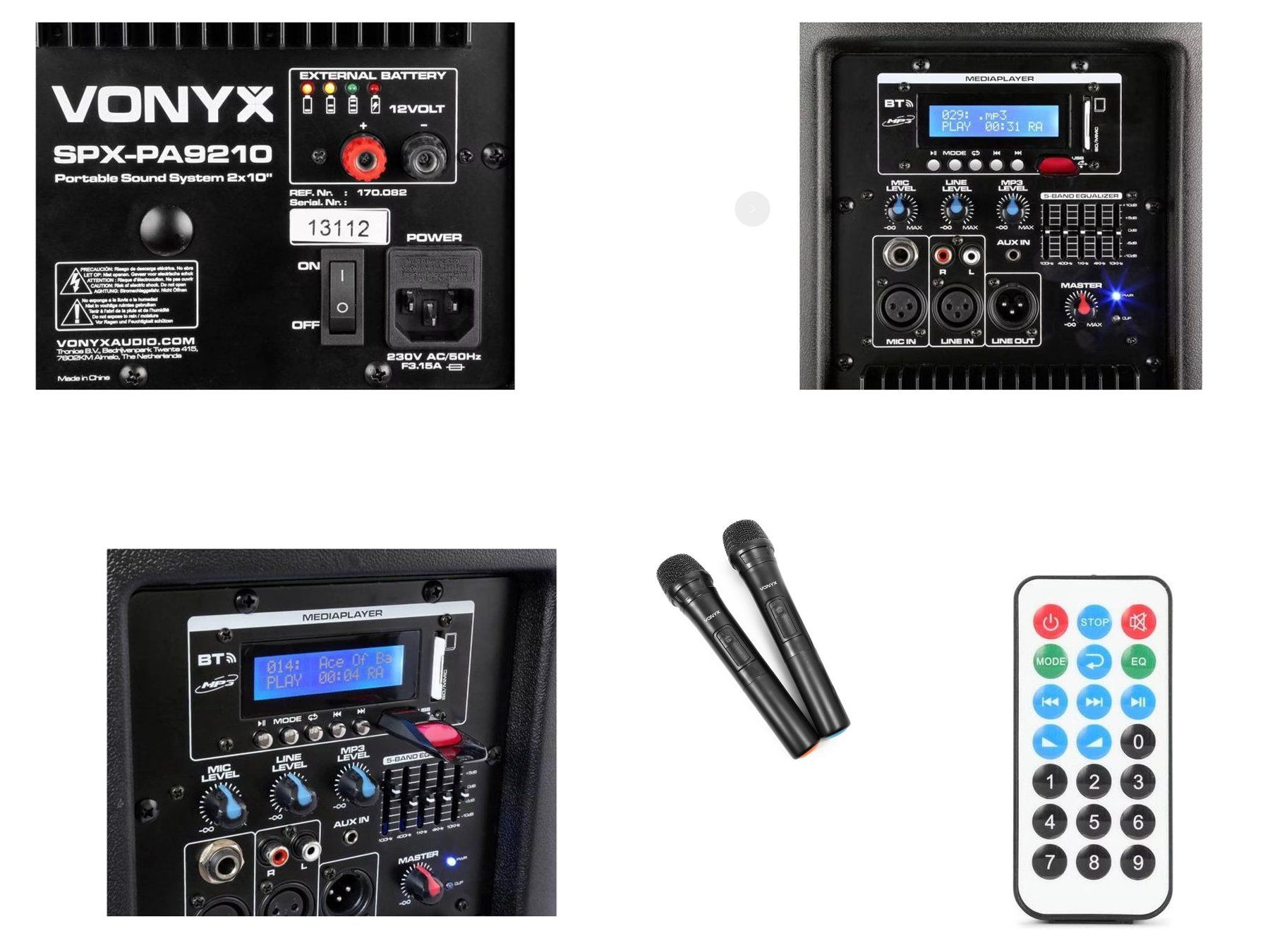 Casse acustiche: Vonyx SPX-PA9210 Soundsystem – Nuovo e nell'imballaggio originale da moosseedorf venduto da RTN10 1