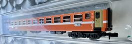 Minitrix 3070 SBB Personenwagen orange, goldene Türen, SpurN