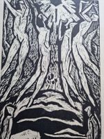 OTTO MORACH HOLZSCHNITT MIT ATELIERSTEMPEL
