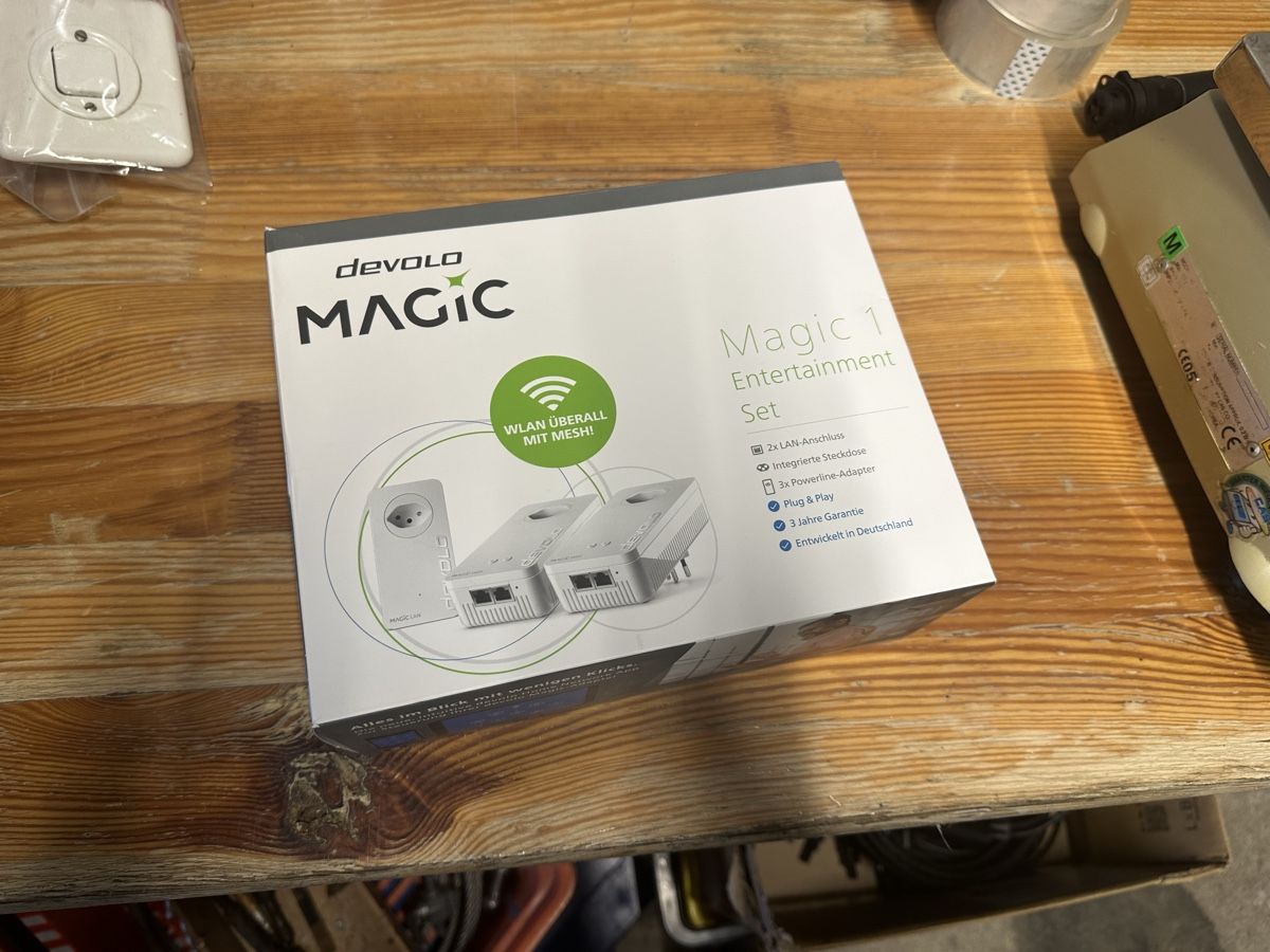 Devolo WiFi: Devolo dLAN 500 WiFi Powerline Set gebraucht – Usato da Dottikon venduto da chline.rote.traktor 3