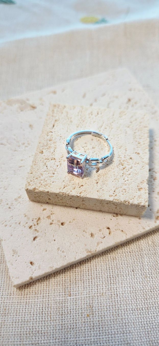 Anelli: NEW - S925 Ametrine Ring (Adjustable) – Nuovo (secondo la descrizione) da Zürich venduto da cin_wcf6 2