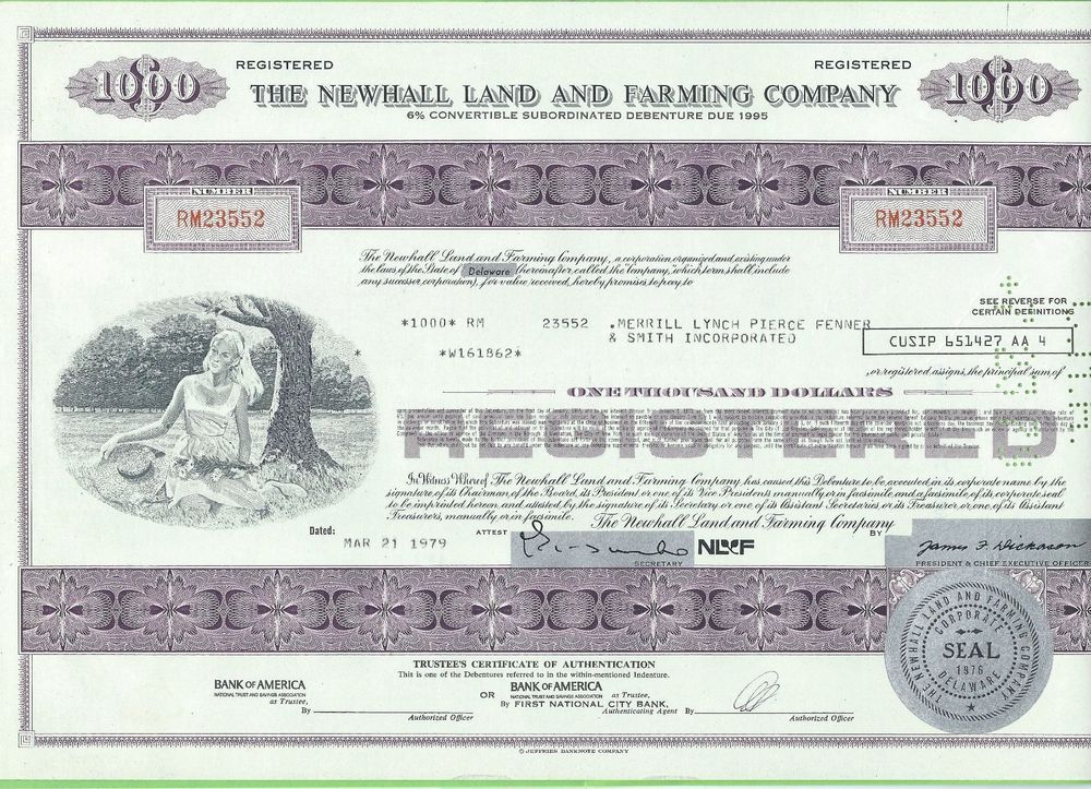 Newhall Land and Farming Company Kaufen auf Ricardo