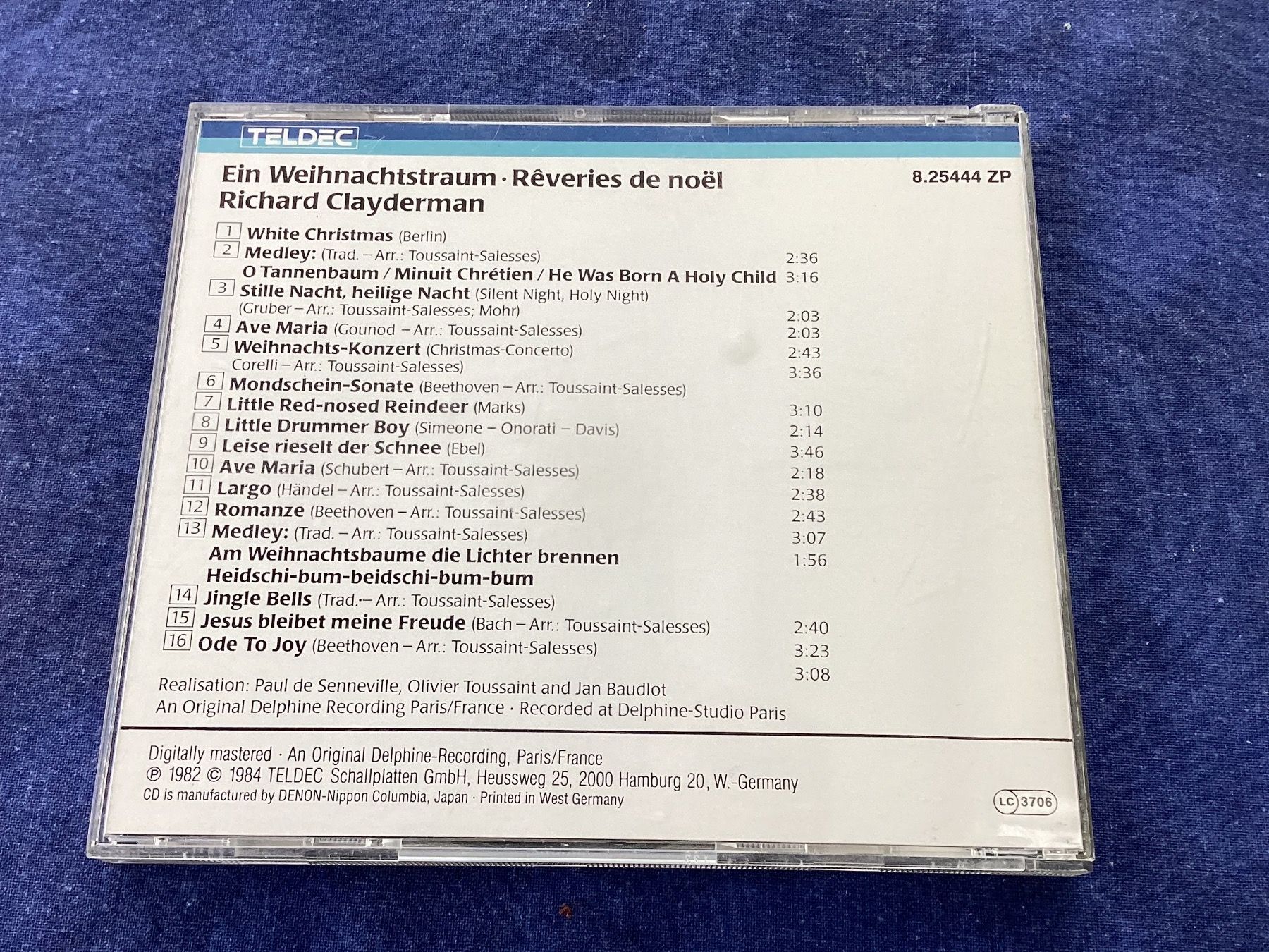 CD: Richard Clayderman, Ein Weihnachtstraum – Usato da Mörschwil venduto da Monzar 2