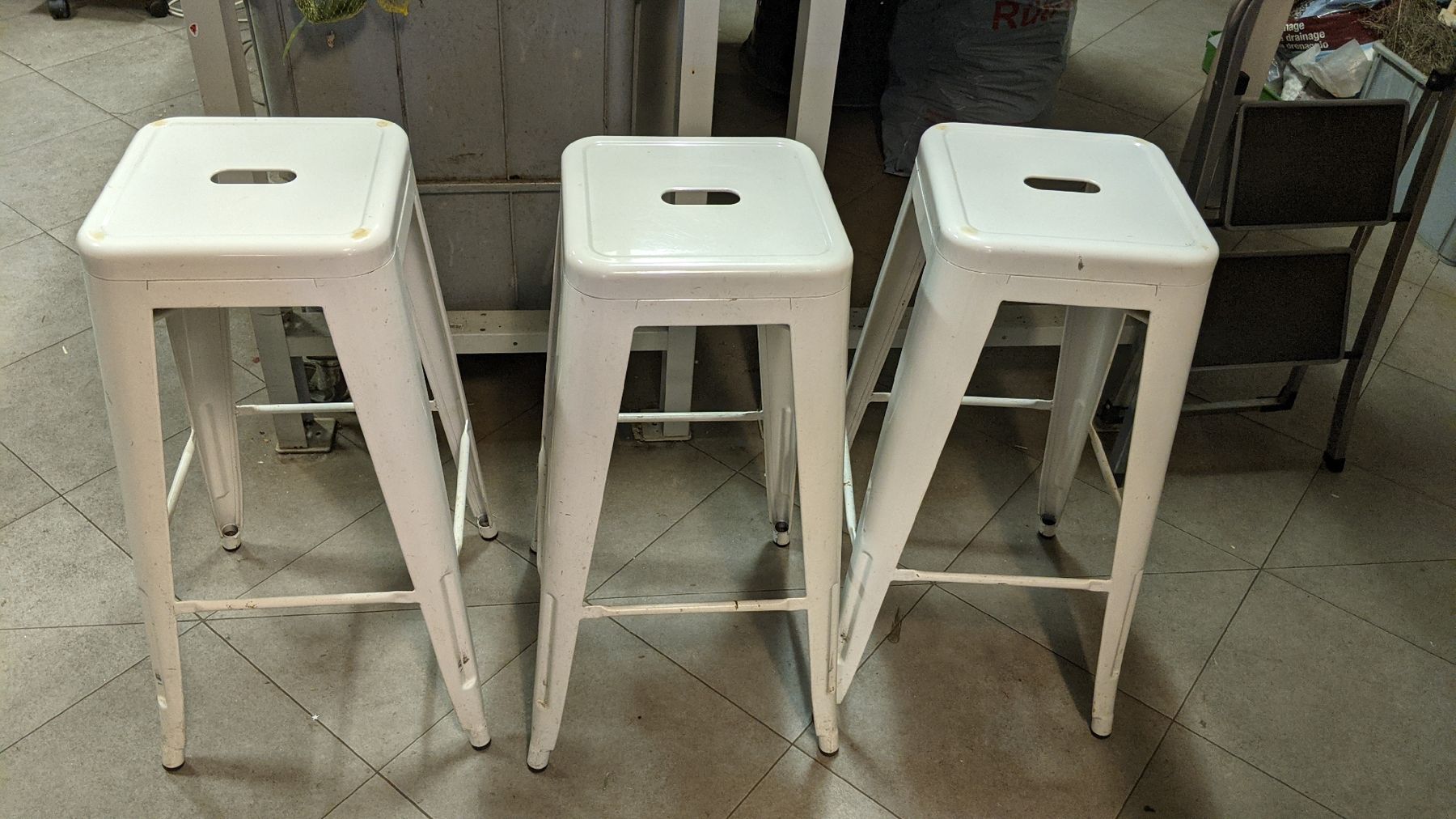 Sgabelli: 3Stk. Barhocker Industrie Optik – Usato da Rüti ZH venduto da kunstreich_8630