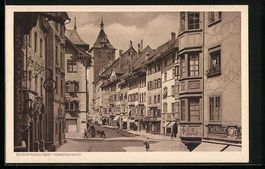 Schaffhausen-Oberstadt, Blick in eine St