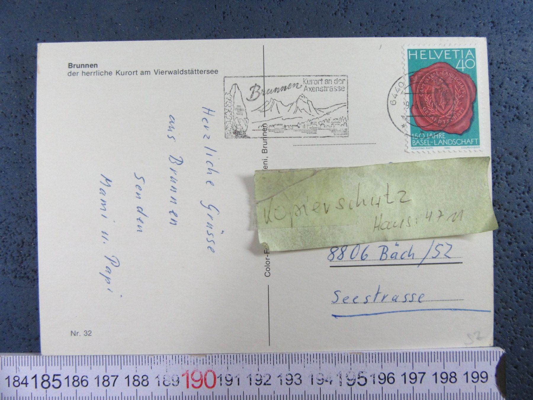 Cartes postales: BRUNNEN SZ AK – D'occasion à Ettingen par Hausi4711 1