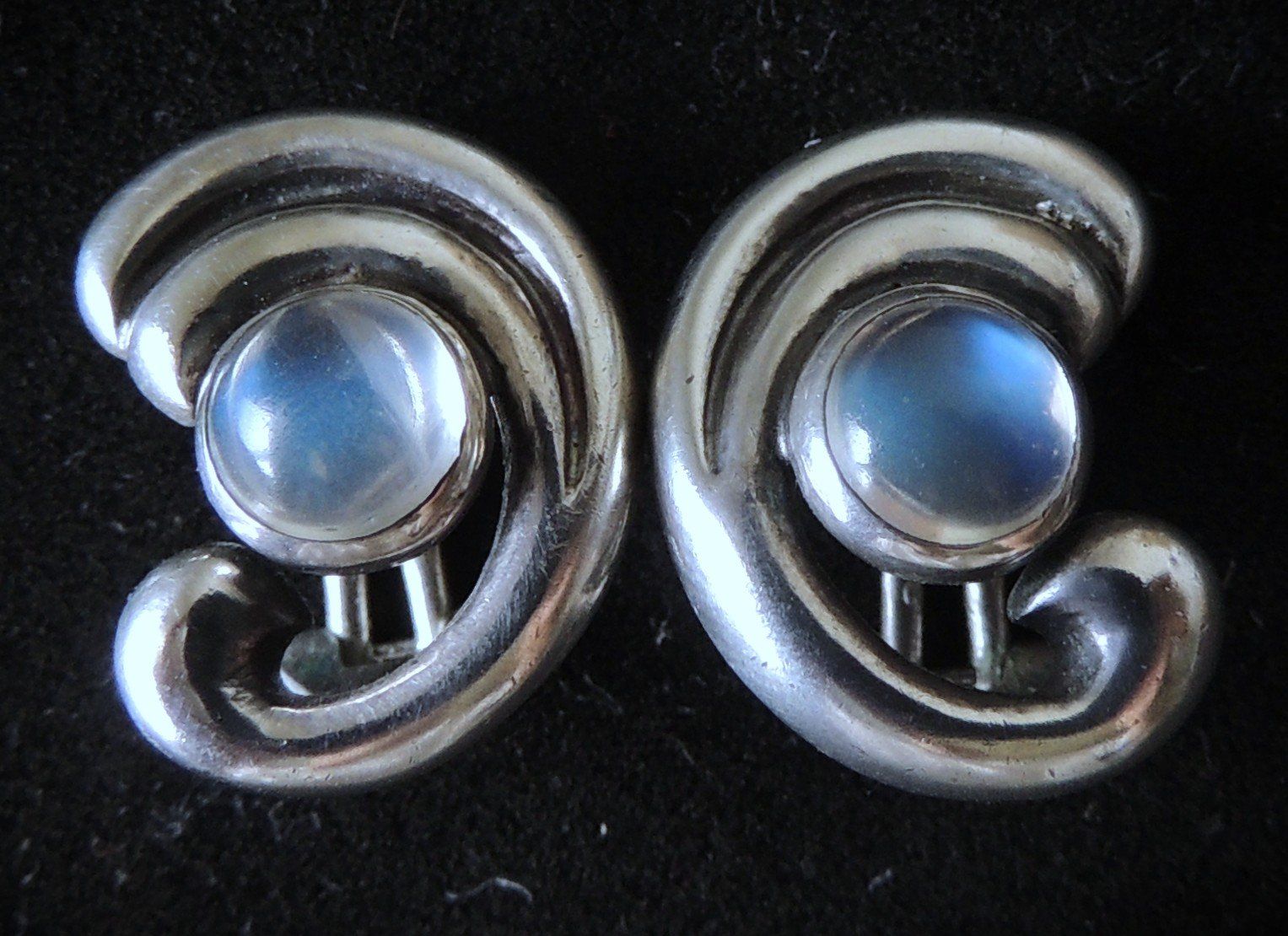 Ohrringe & -stecker: Silber 800 Mondstein Ohrclips – Gebraucht aus Waldenburg von schaller707 2