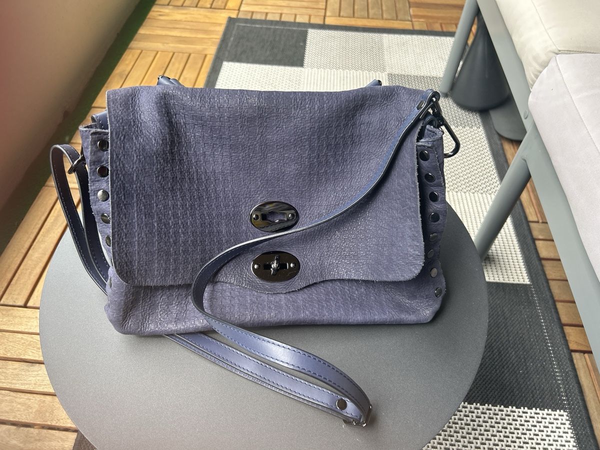 Borse da donna: ZANELLATO Postina M bleu – Nuovo (secondo la descrizione) da Genève venduto da donpepe10 2