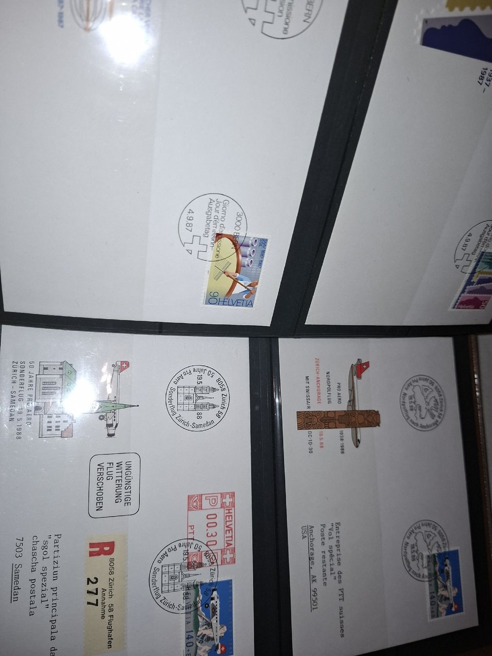 Alle Briefmarken: Album mit Ca. 80FDC – Gebraucht aus Balgach von SIMEON27 1