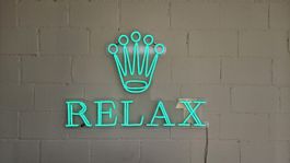 RELAX Custom Neon Sign Indoor 75 x 50cm