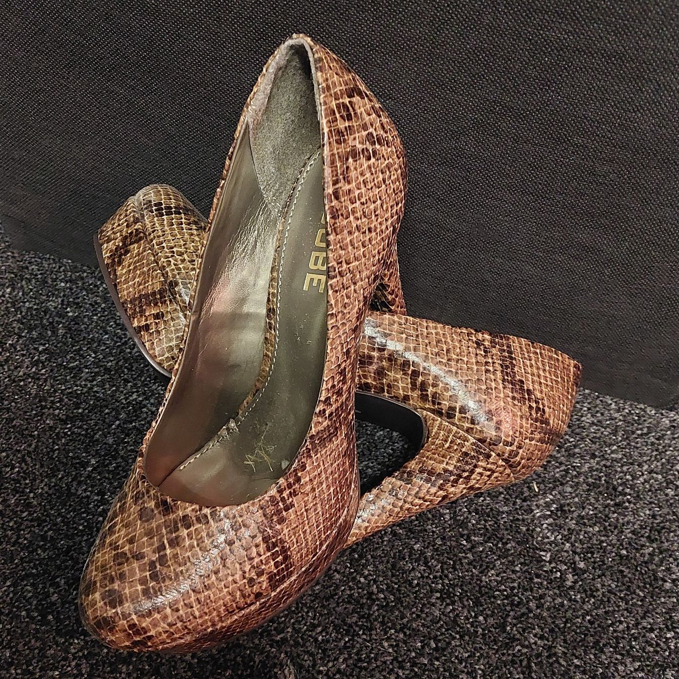 Scarpe da donna: High heels Schlangenmuster Gr. 36 – Usato da Altendorf venduto da Sonnensch5 1
