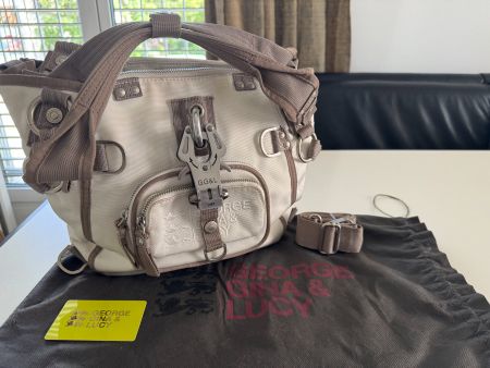 George, Gina & Lucy Tasche "Principessa" beige – gebraucht