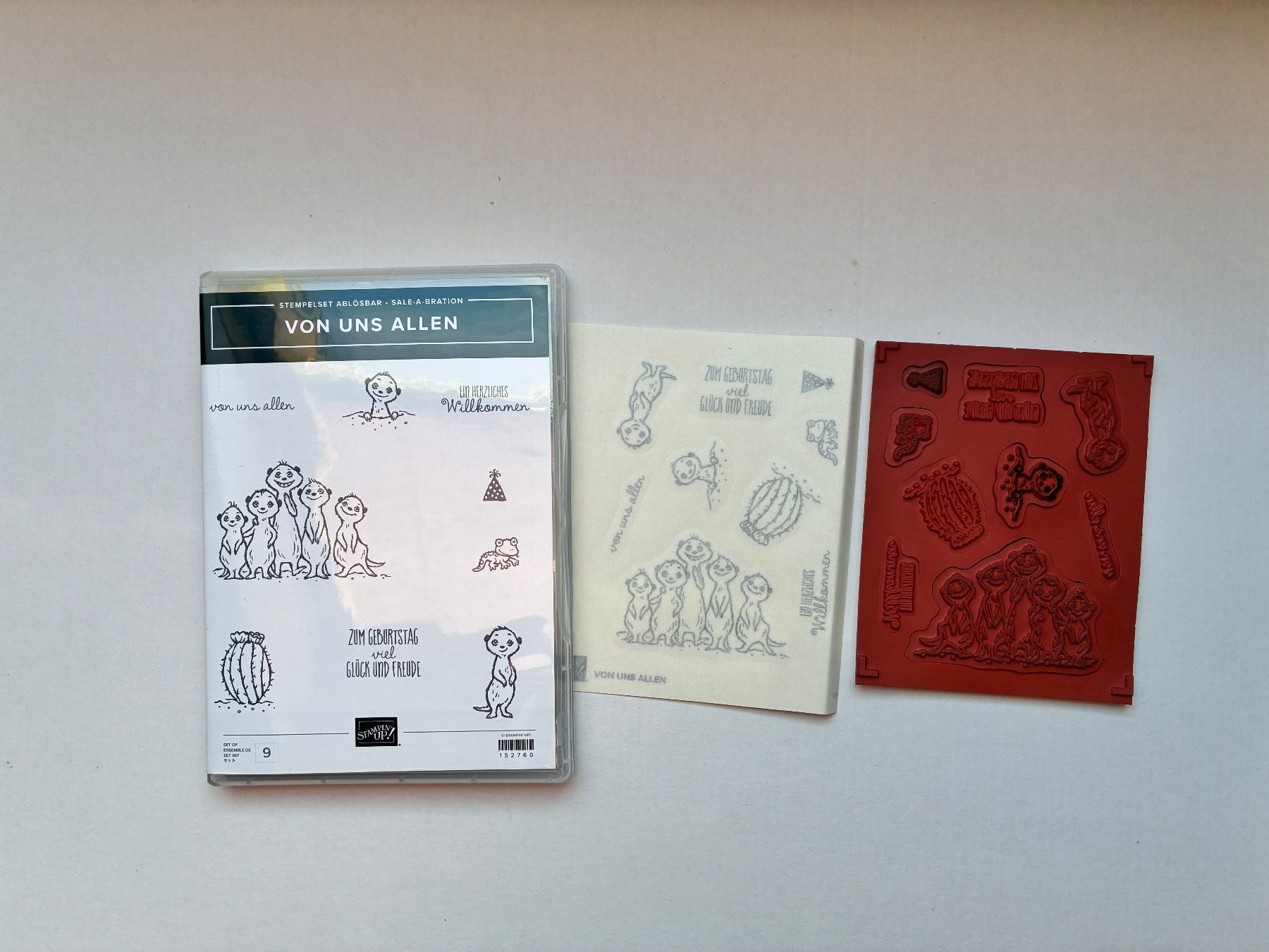 Stampin' up! Stempel: Stampin' Up! Stempelset "Von uns allen" – Gebraucht aus Glattfelden von Qwerasdf