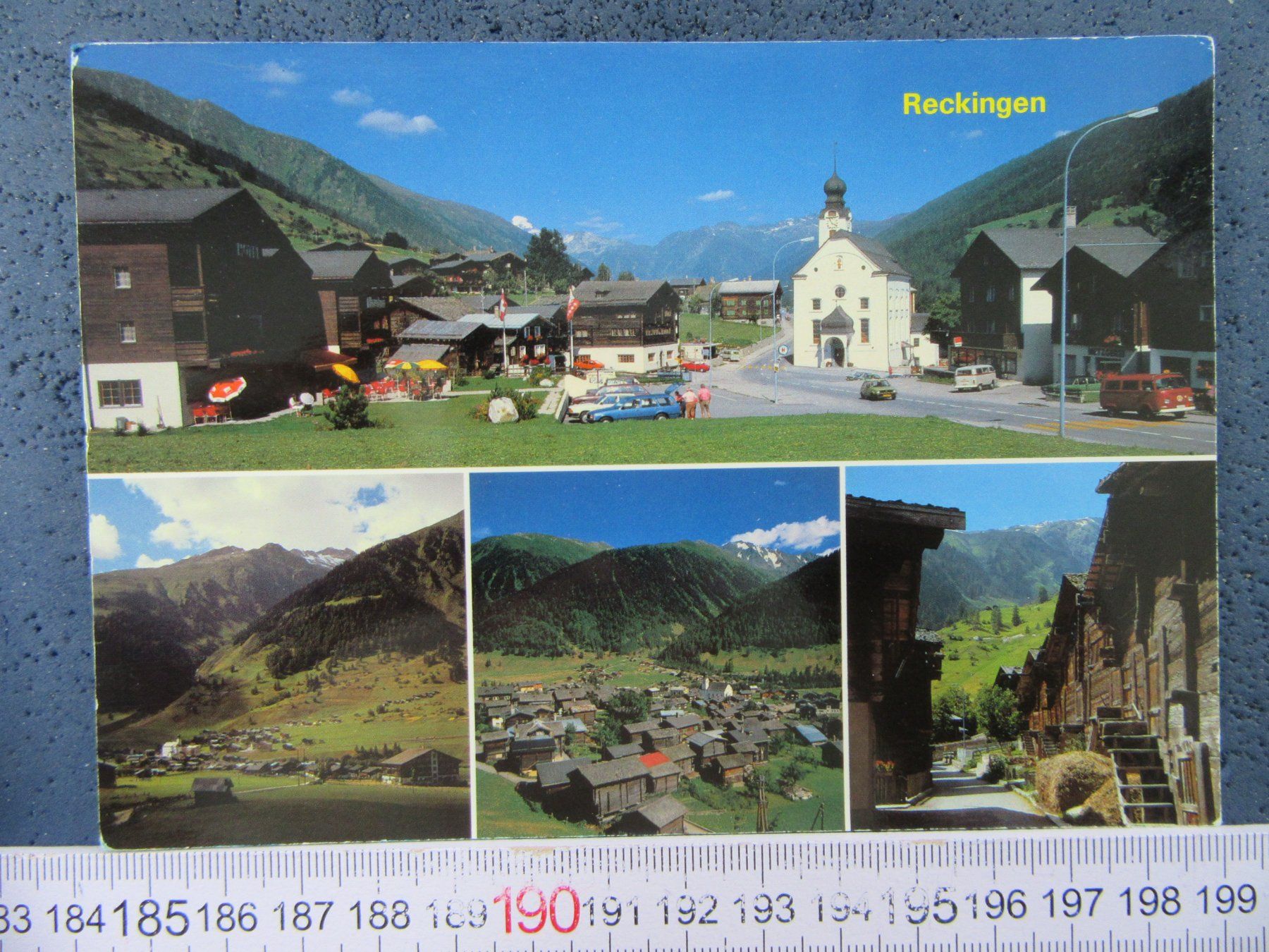 Cartoline postali: RECKINGEN GOMS VS AK – Usato da Ettingen venduto da Hausi4711
