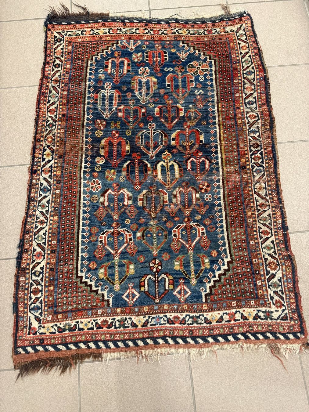 Tappeti: Khamseh antiker Teppich mit wundervollen Farben 117x80cm – Usato da Vacallo venduto da cri_229f 1