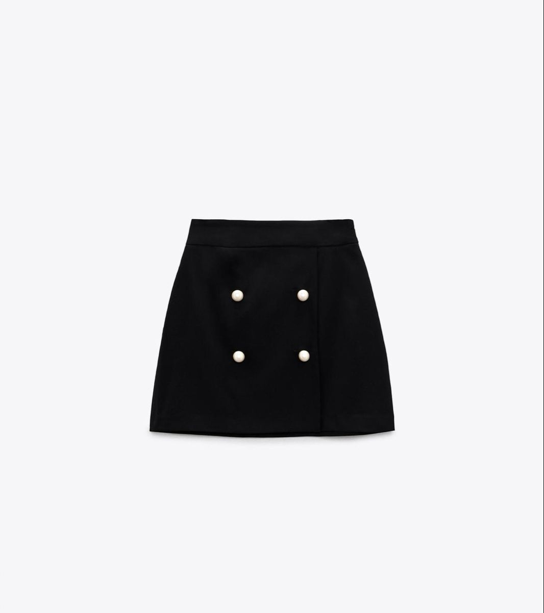 Zara Gonne: Mini skirt with pearl buttons – Usato da Zürich venduto da gol_zrr2
