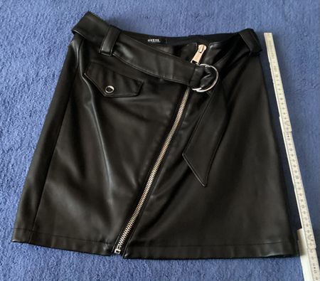 Jupe noire GUESS similicuir