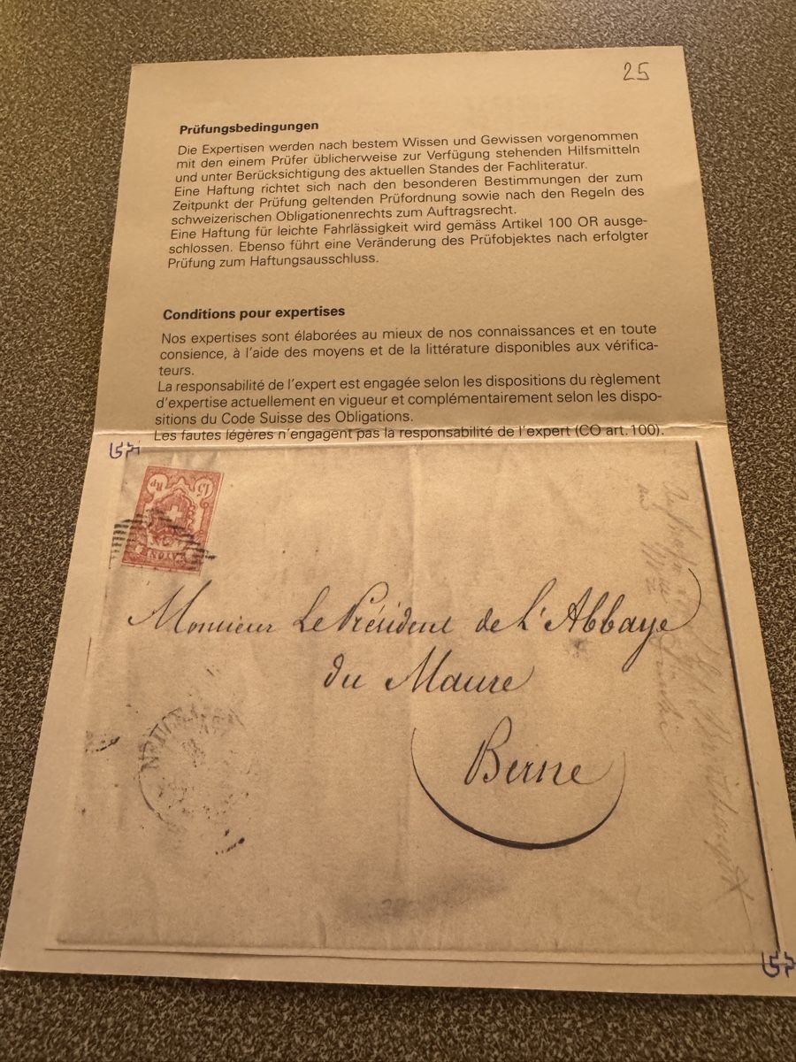 Tous les timbres: Wunder schöner Rayon Brief – D'occasion à Uster par Briefmarken 4