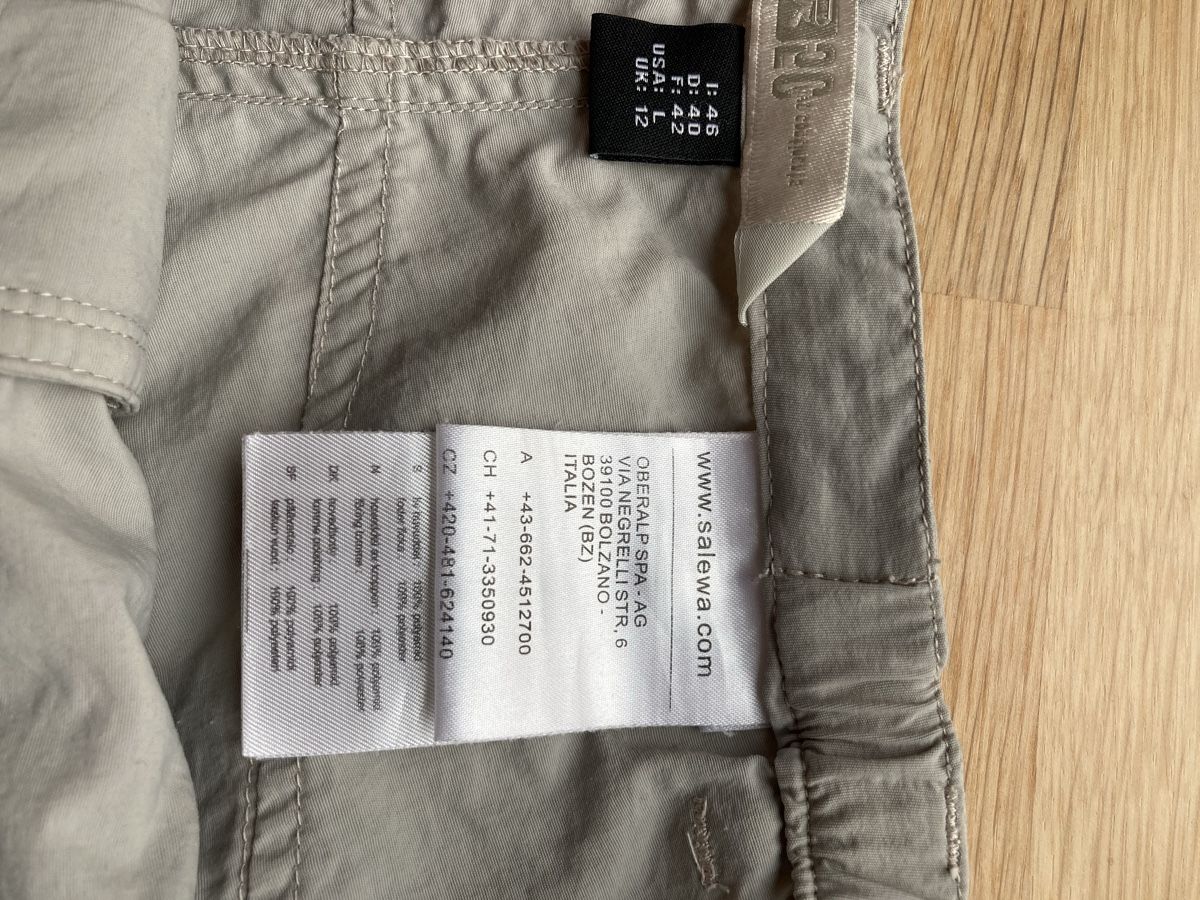 Salewa Pantaloni: Salewa Damen Shorts, Beige, Gr. 40 – Usato da Buttisholz venduto da Bellabusi 3