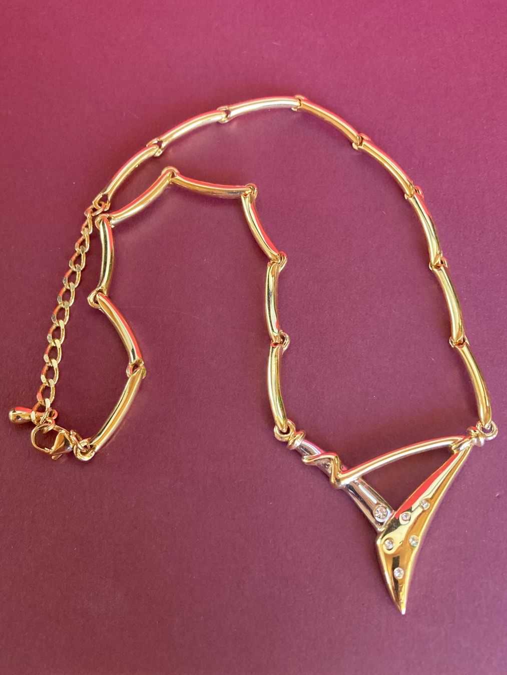 Catenine: Stylisch Vergoldet Kette m/w.G (50cm) – Usato da Laufen venduto da Trendmarket 5