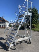 Günzburger Steigtechnik Podestleiter fahrbar gebraucht