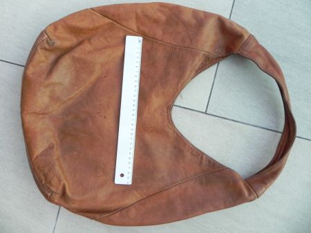 Damentasche Leder braun Schultertasche gebrauchter Zustand