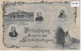 Fritschizug Luzern 1905 - Schillerhuldigung