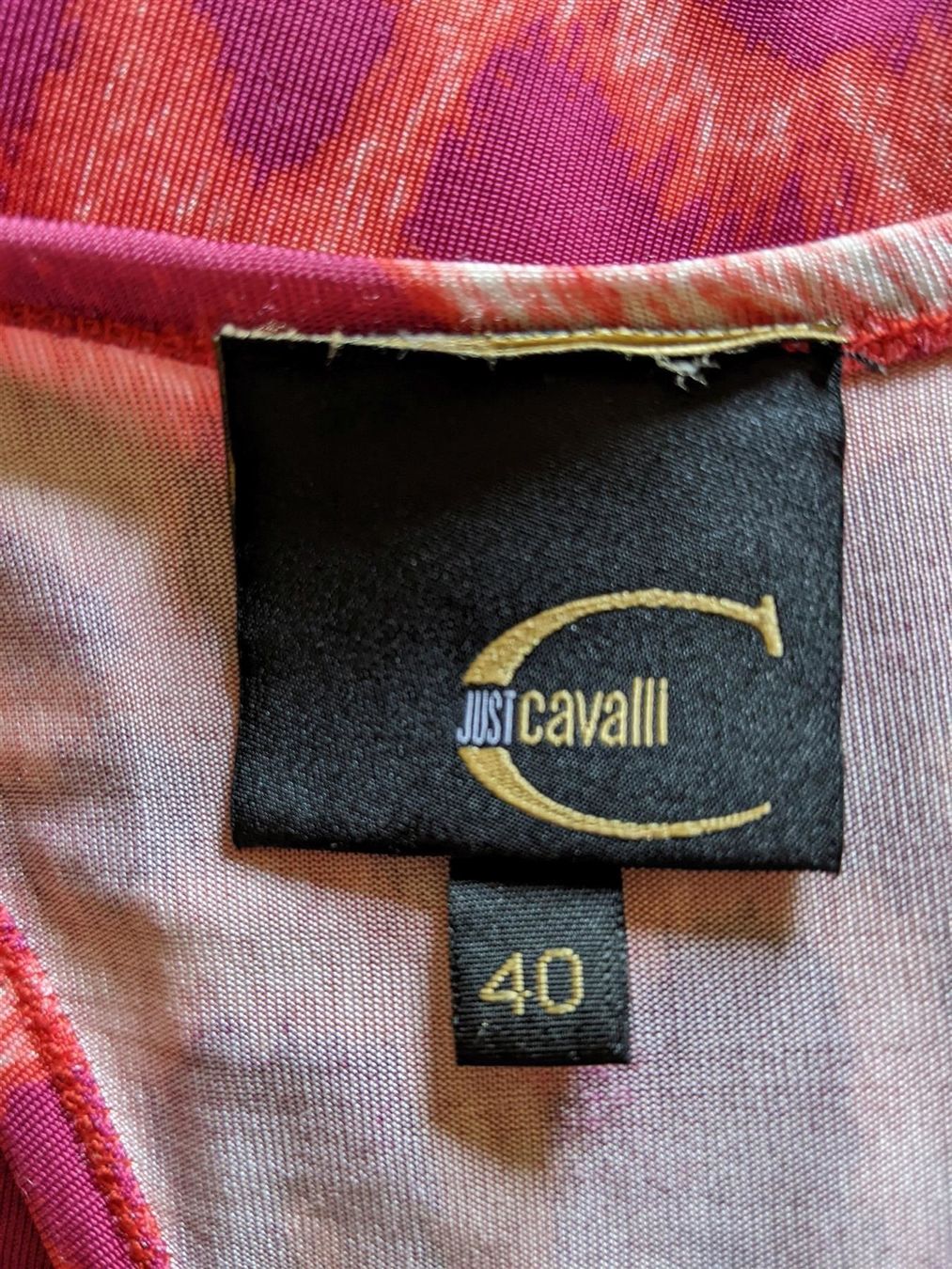 Roberto Cavalli Top: JUST CAVALLI : Top rose leoprint S – Nuovo (secondo la descrizione) da Petit-Lancy venduto da lilycerise 5