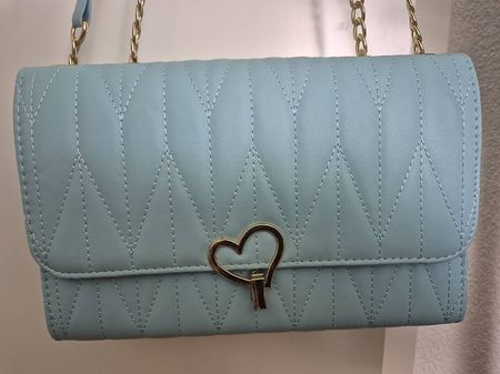 Sac bandoulière bleu ciel neuf 