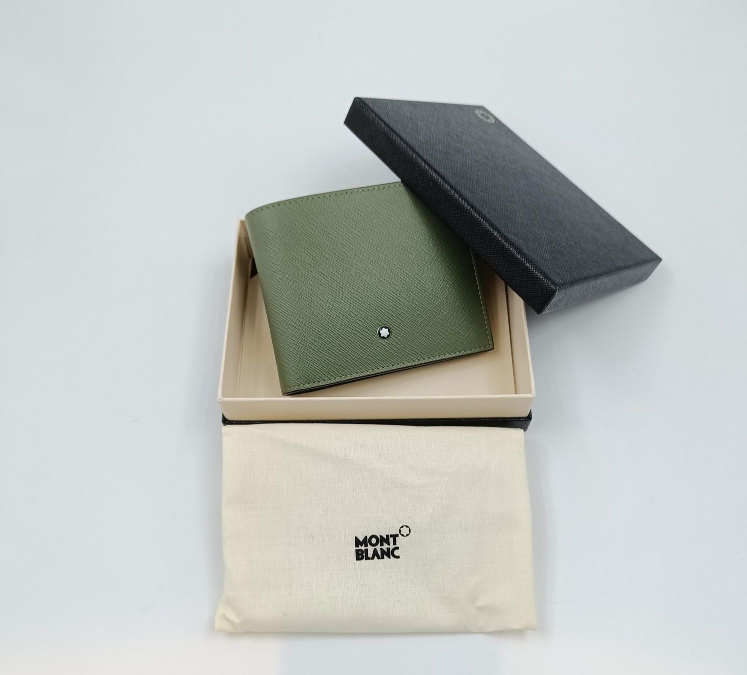 Montblanc Brieftaschen: MONTBLANC " SARTORIAL BRIEFTASCHE 8 CC", GRÜN – Neu (gemäss Beschreibung) aus Luzern von EdiGem 1