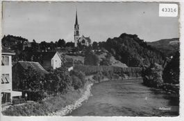 Adliswil - Dorfpartie mit Kirche