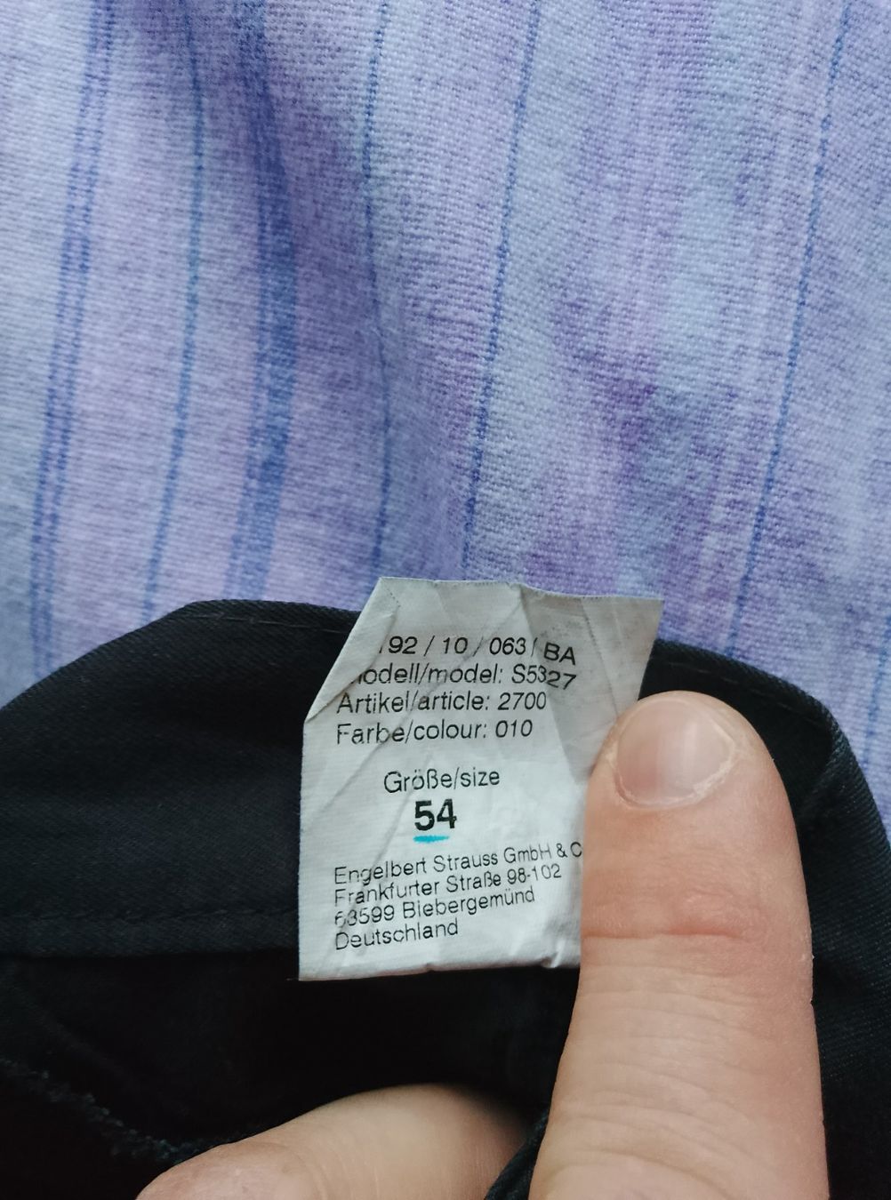 Engelbert Strauss Pantalons: 3x Kochhosen Engelbert Strauss – D'occasion à Zermatt par Haspeklo 5