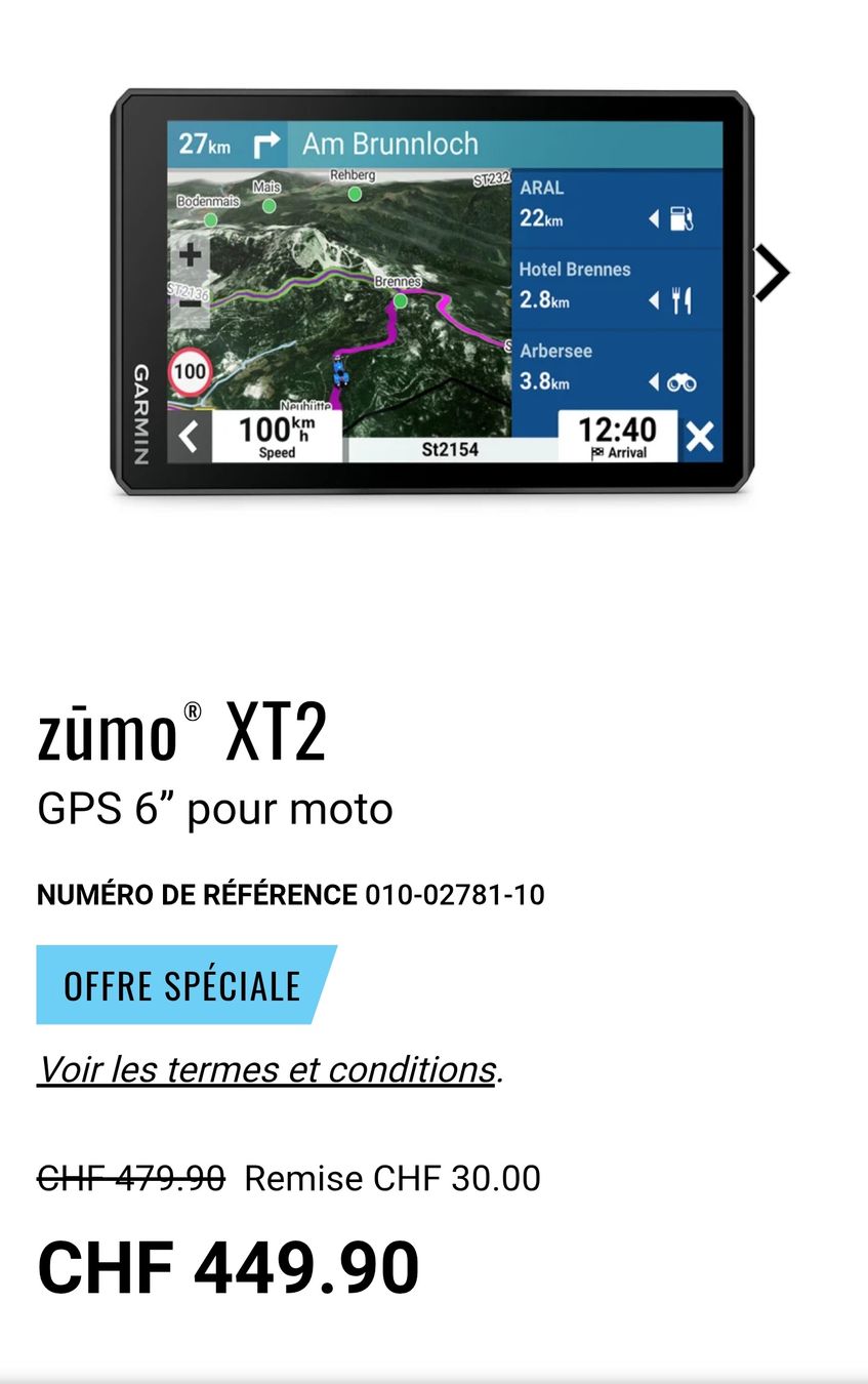 Garmin Navigatori: GPS GARMIN Zumo XT2 – Usato da St-Légier-Chiésaz venduto da Applebio 7