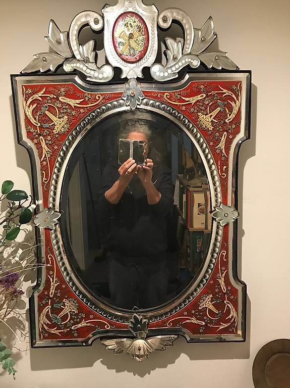 Spiegel: Miroir de Venise époque Napoléon III – Gebraucht aus Le Mont-sur-Lausanne von pasassez