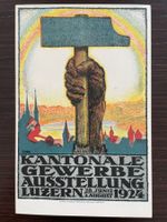 LUZERN Kantonale Gewerbeausstellung 1924 Offizielle PK
